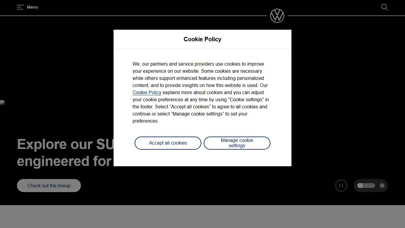 Volkswagen Canada Discover our SUVs and car lineup