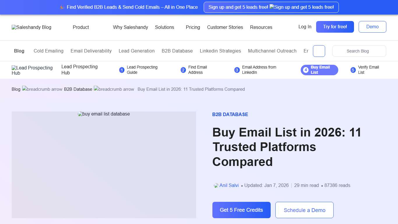 11 Best Places to Buy Email List in 2026 [Tested and Compared]